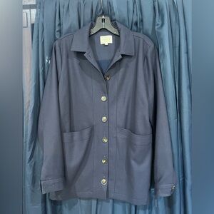 Sezane Navy Utility Will Jacket